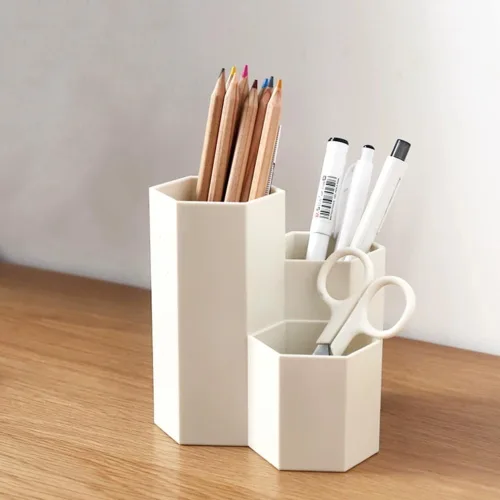 Miniatura 10 de Portalápices para organizador de escritorio, lindo soporte para bolígrafos, suministros de escritorio de oficina y accesorios para escritorio