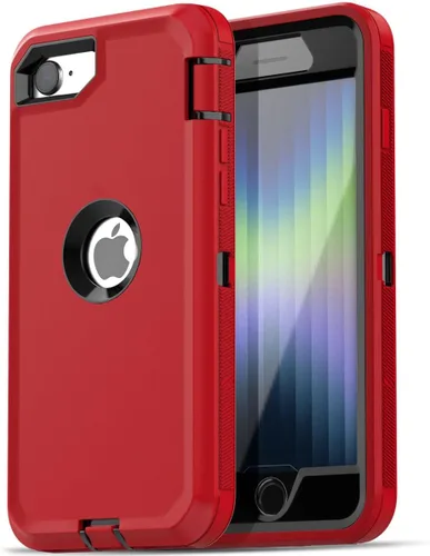 Miniatura 12 de AICase Funda para iPhone SE Case de 3ª y 2ª Generación, para iPhone SE 2022/2020 Protector de Pantalla Integrado Resistente Protección Antigolpes