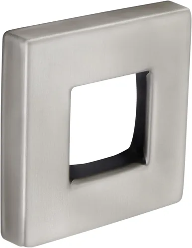 Miniatura 12 de Heyalan Placa de repuesto moderna de 2.5 pulgadas con brida cuadrada para brazo de ducha, cubierta de pared cuadrada de cromo pulido, 1 montaje