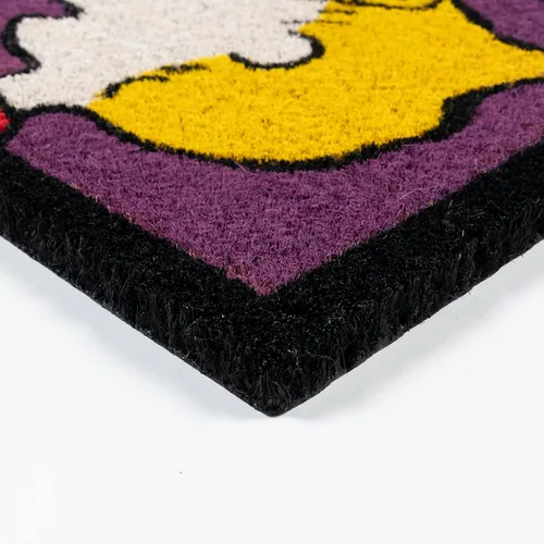 Miniatura 10 de Gertmenian Peanuts Snoopy Coir Felpudo – Tapete de bienvenida de 2 x 3 (paquete de 2), ideal para zonas de alto tráfico en la puerta delantera