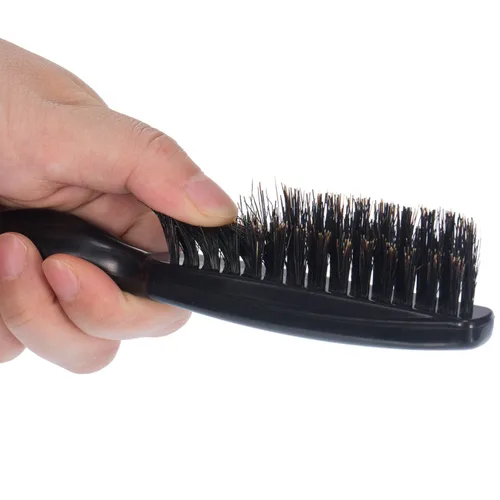 Miniatura 3 de Frienda 2 piezas de cepillo de pelo de broma de cerdas de jabalí para mujer, cerdas de nailon de jabalí de salón de belleza, estilo de belleza