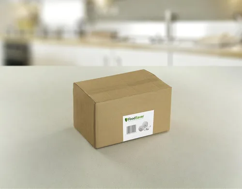 Miniatura 7 de FoodSaver Sellador al vacío que ahorra espacio con bolsas y rollo, plateado Sellador de tarros para sellador al vacío almacenamiento de alimentos
