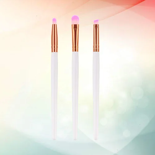 Miniatura 7 de Cepillo de maquillaje de cerdas de nailon con mango de madera, kit de brochas de rubor en polvo para mujer (T- 03-005) para mujeres y niñas