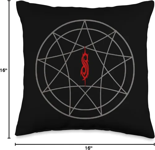 Miniatura 4 de Slipknot Official We are Not Your Kind Group Hoods - Almohada de 16.0 x 16.0 in, multicolor