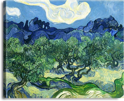 Miniatura 227 de A&T ARTWORK Noche estrellada sobre el Ródano de Vincent Van Gogh. Tamaño del marco: 36 x 30 pulgadas, tamaño de la imagen: 30 x 24 pulgadas