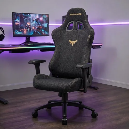 Miniatura 2 de Silla para juegos con reposabrazos ajustables 4D, reclinable de 170° y capacidad de 320 libras, silla ergonómica de computadora de respaldo alto