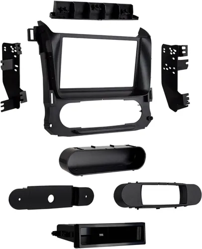 Metra 99-3015G Kit de tablero de instalación de DIN doble/individual para Tahoe, Suburban y Yukon 2015 en adelante (negro)