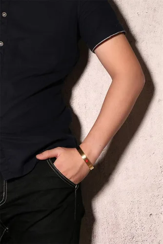 Miniatura 3 de PACEMAKER - Pulsera de acero inoxidable con identificación médica de alerta médica SOS para mujer 79in 8 pulgadas Metal