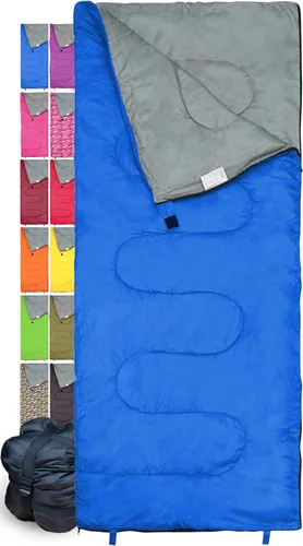 Bolsa de dormir para uso en interiores y exteriores. Ideal para niños, niñas, adolescentes y adultos. Estas bolsas ultraligeras y compactas son