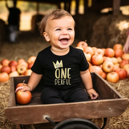 Miniatura 4 de Mr One-Derful - Camiseta de béisbol para niño de primer cumpleaños