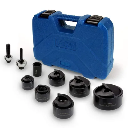 Miniatura 18 de TEMCo TH0407-3/4 - Unidad de perforación de tamaño real con perno de extracción manual (0.75 pulgadas, tamaño real del agujero)