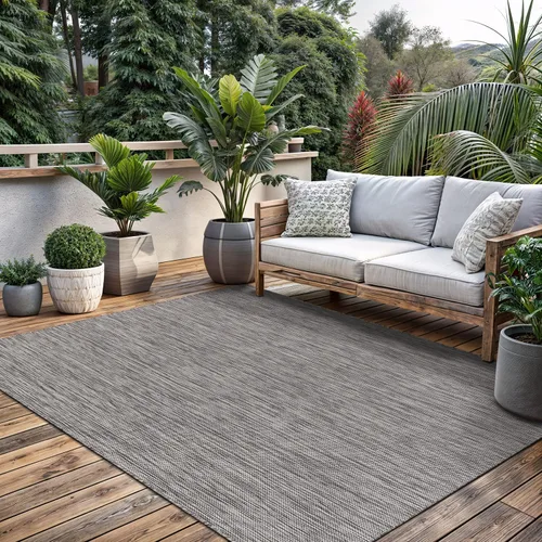 Miniatura 39 de Alfombra Lavable para Interiores y Exteriores 8x10 Resistente a la Intemperie Alfombras de Área Modernas de Yute Sólido para Porche Terraza Balcón