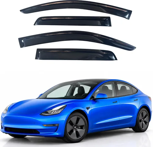 Miniatura 257 de Visor para ventana IG para Hyundai Venue 2020-2023, protector contra la lluvia, adhesivo extra duradero, deflector de viento para lado