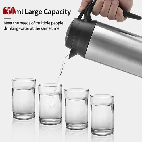 Miniatura 3 de Sunsbell - Hervidor eléctrico portátil para automóvil, 22.0 fl oz, caldera de agua para automóvil, 12 V, calefacción para automóvil, taza de viaje