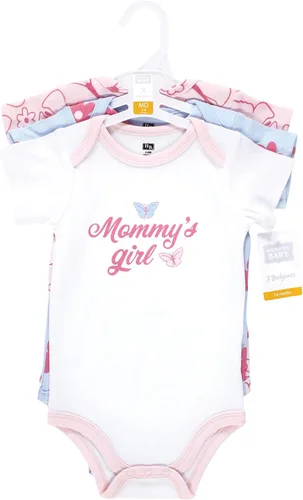 Miniatura 506 de Hudson Baby baby-girls Cotton Bodysuits 3-pack