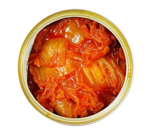 Miniatura 3 de Napa Kimchi enlatado coreano, fermentado naturalmente, estable en el estante, listo para comer, ingredientes sin OMG y sin conservantes