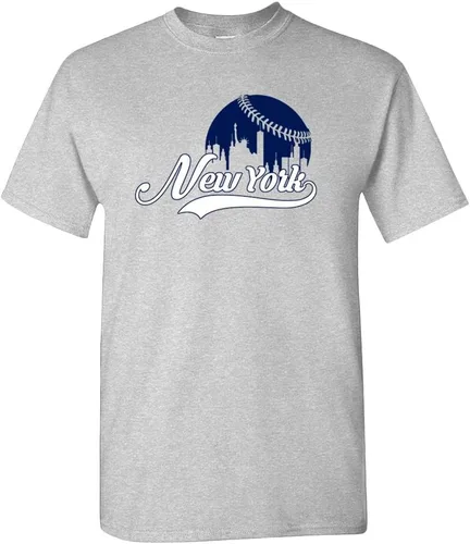 Miniatura 15 de Xtreme Apparrel Cityscape Skyline - Camiseta para hombre para fanáticos del béisbol Miami - Camisa negra
