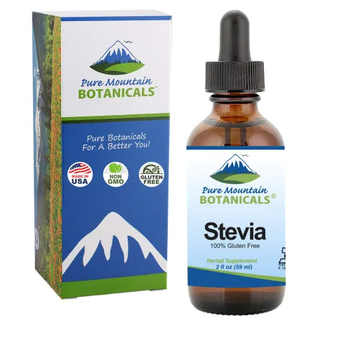 Miniatura 4 de Pure Mountain Botanicals Gotas de Stevia líquidas, edulcorante natural, concentrado sin azúcar, sustituto apto para diabéticos, ideal para dieta