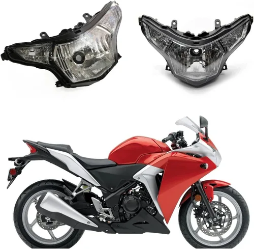 Miniatura 41 de Ensamble de lámpara de faro delantero para motocicleta compatible con Yamaha YZF600 R6 2006 2007 06 07 YZF-R6 Faro frontal transparente para moto