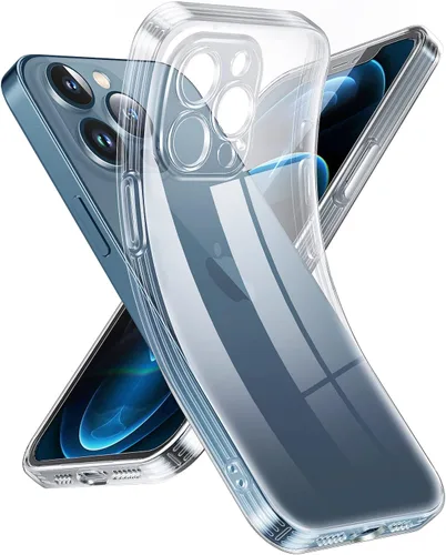 Miniatura 57 de Supdeal Funda transparente para iPhone 13 Pro, no amarillea, protección de cámara, probada en caídas de grado militar, transparente, a prueba