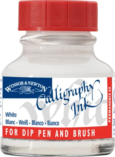 Miniatura 13 de Winsor & Newton Botella de tinta para caligrafía Amarillo Ocre