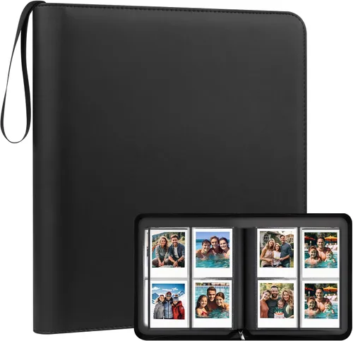 Álbum de fotos con 256 bolsillos para cámara Fujifilm Instax Wide 300, para álbum de fotos Polaroid 600, álbums para Polaroid Now+ Now OneStep2