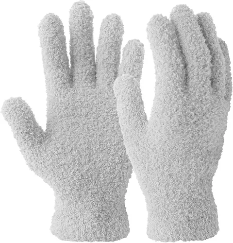 Miniatura 12 de Guantes de microfibra para quitar polvo de plantas de Evridwear reutilizables, guante de limpieza de hojas para plantas de interior, persianas, Azul