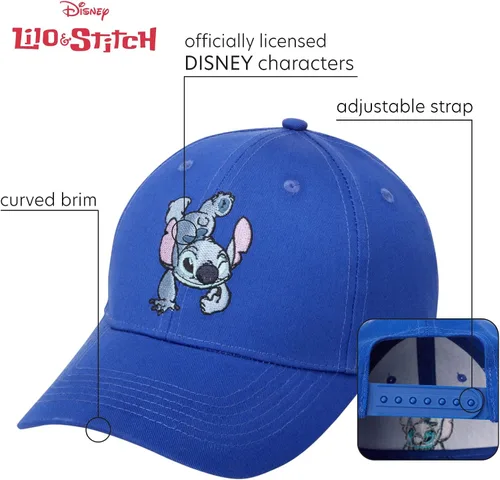 Miniatura 2 de Disney Unisex Lilo Stitch Hat - Snap Back Baseball Cap Dad Hat Mom Hat