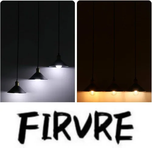 Miniatura 5 de FIRVRE Lámpara colgante industrial de 3 luces, lámpara colgante de metal ajustable, iluminación colgante vintage para cocina, restaurante, comedor