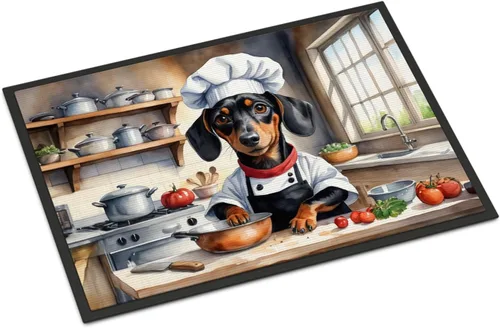 Miniatura 24 de Caroline's Treasures DAC6179MAT Affenpinscher - Tapete para puerta delantera, para interiores y exteriores, para entrada, antideslizante, lavable