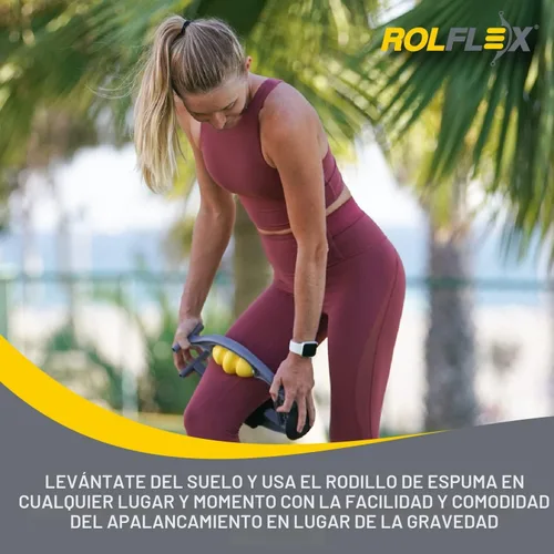 Miniatura 4 de Rodillo de espuma Rolflex™ reinventado, el mejor autoliberador miofascial y herramienta de puntos de activación para todo el cuerpo, nunca volverá a