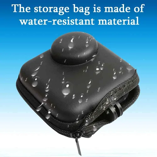 Miniatura 5 de ULBTER Mini bolsa de almacenamiento para cámara GoPro MAX/Max 2025 impermeable 360 + cubierta de goma para lente, cajas portátiles de transporte