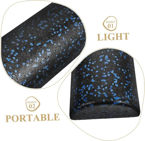 Miniatura 3 de Medio rodillo para yoga, fitness, herramienta de masaje semicírculo para alivio muscular, entrenamiento de equilibrio, diseño elegante