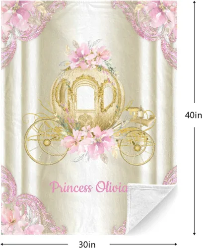 Miniatura 7 de Mantas de bebé personalizadas con nombre, manta de bebé personalizada para niñas, regalos de bebé, manta suave y cálida para recepción de pañales