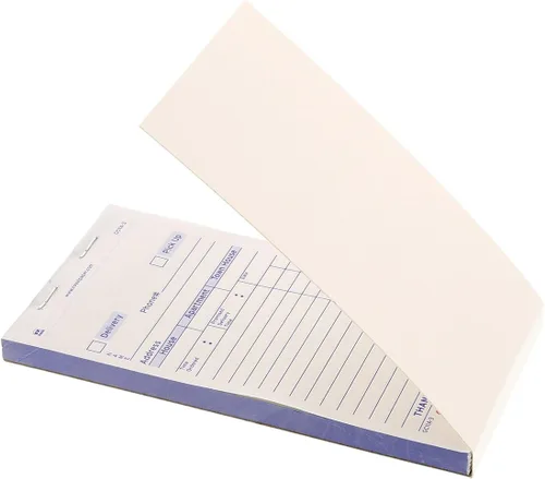 Miniatura 3 de AmerCareRoyal - Bloc de cheques para invitados, 14 líneas, tres partes sin carbono, 3.4 x 6.69, 50 formas/bloc, 50 almohadillas/caja