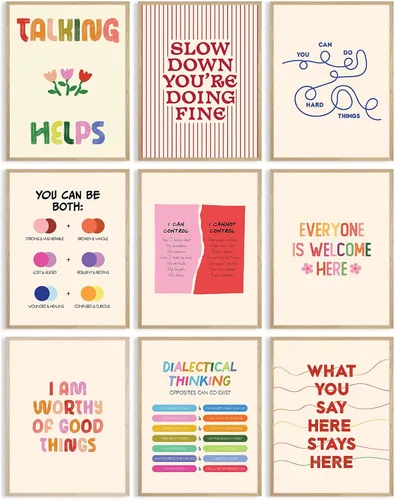 Miniatura 10 de Arte de pared para sala de juegos para niños, póster de lienzo con versículo bíblico, decoración de pared del alfabeto abc, imágenes de escrituras