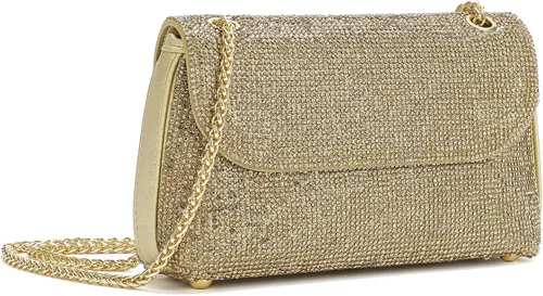 Miniatura 2 de Bolso de mano brillante con diamantes para mujer, bolso de noche para baile, boda, fiesta, graduación, novia