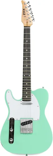 Miniatura 11 de LyxPro Guitarra eléctrica de 30 pulgadas, serie TL, cuerpo de madera de Paulownia de tamaño completo, golpeador de 3 capas, cuello en forma de C