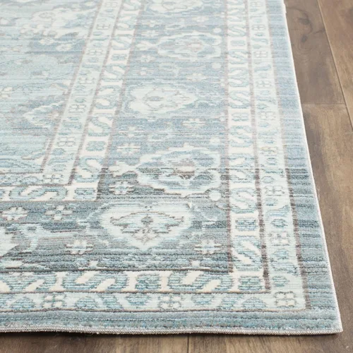Miniatura 5 de SAFAVIEH Valencia Collection - Alfombra para pasillo, 2 pies 3 pulgadas x 12 pies, alpina y multicolor, diseño bohemio chic envejecido, no desprende
