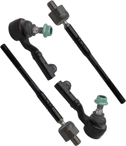 Miniatura 184 de TRQ Juego de barras de acoplamiento delanteras interiores y exteriores de 4 piezas compatible con Jeep Cherokee 1991-2001 y Comanche 91-92