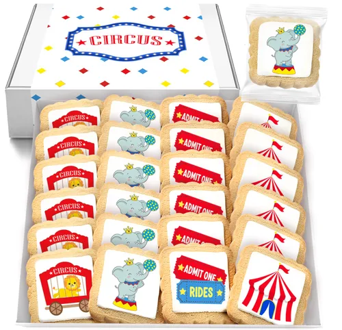 Miniatura 12 de Galletas temáticas de avión 24 piezas Galletas envueltas individualmente en color rojo, planeador, cielo azul, nubes, postres para fiestas