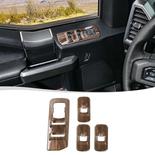 Miniatura 12 de Voodonala para F-150 2015-2020 Panel de elevación de ventana de puerta de coche para Ford F150 2015-2020 Adornos