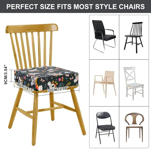 Miniatura 7 de Asiento elevador para niños pequeños para silla de cocina, mesa de comedor, lavable, grueso, resistente, silla elevadora portátil para niños Multi