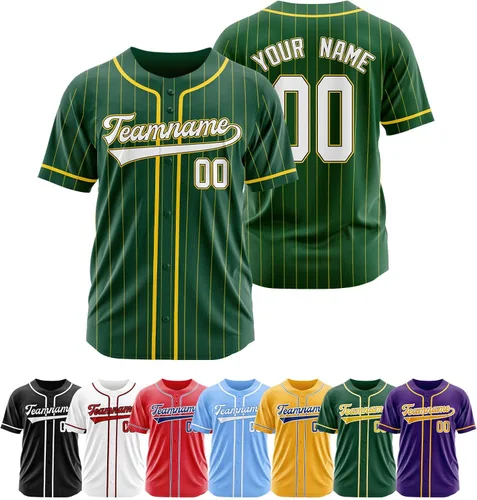Miniatura 16 de Camiseta de béisbol personalizada, camisetas de béisbol con número de nombre personalizado, camisas de béisbol uniformes personalizadas