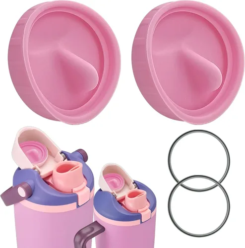 Miniatura 12 de Juego de tapones de silicona a prueba de fugas y anillos de junta para Owala FreeSip Sway de 30 onzas y 40 onzas, 40 onzas, silicona de grado