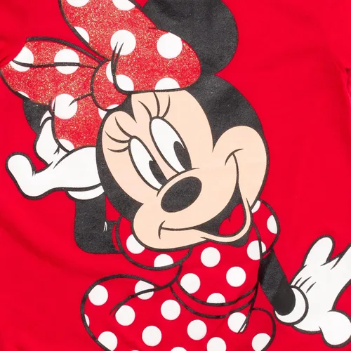 Miniatura 4 de Disney Minnie Mouse - Conjunto de camiseta con estampado de peplum para niñas y niños pequeños