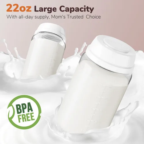 Miniatura 4 de Botella Aislante Portátil de 22oz para Leche Materna - Enfriador de Leche para Viajes al Aire Libre, Mantiene la Leche Fresca por Más de 24 Horas