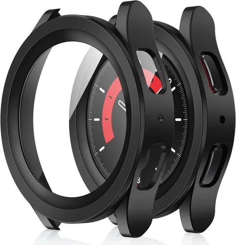 Miniatura 10 de Amizee Paquete de 2 fundas protectoras de pantalla compatibles con Samsung Galaxy Watch Ultra (2025/2024) de 1.772 pulgadas, con protector de negro