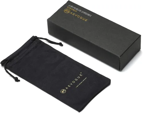Miniatura 7 de AEVOGUE - Los lentes de sol para mujer, sin bordes, lentes de corte de diamante, de tamaño grande (AE0534)