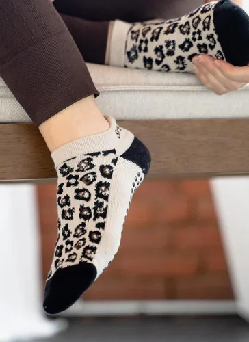 Miniatura 6 de Calcetines antideslizantes con estampado degradado, deportivo y novedoso para mujer, calcetines de yoga antideslizantes para pilates, barras, ballet